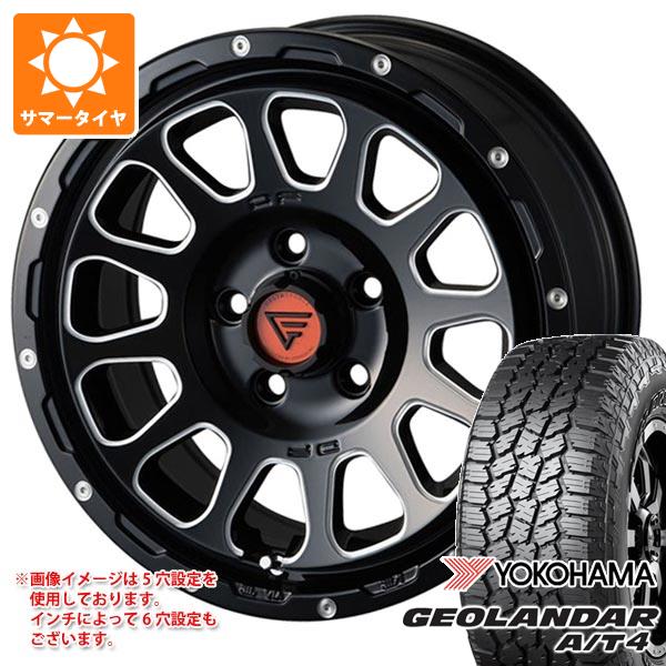 ミツビシ トライトン LC2T用 2026年製 サマータイヤ ヨコハマ ジオランダー A/T4 G018 265/65R17 112T ブラックレター デルタフォース オーバル 8.0-17