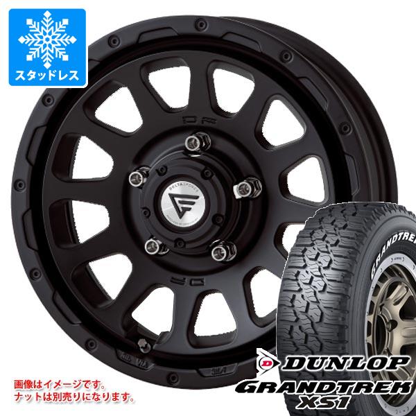 ジムニー用 スタッドレス ダンロップ グラントレック XS1 185/85R16 105/103L LT ホワイトレター デルタフォース オーバル