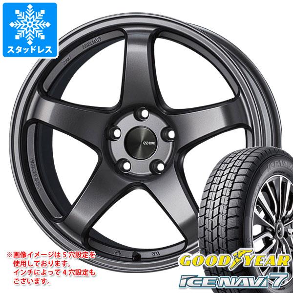 2024年製 スタッドレスタイヤ グッドイヤー アイスナビ7 235/50R18 97Q エンケイ パフォーマンスライン PF05 8.0 18 : papf05ds 26000 : タイヤ1番