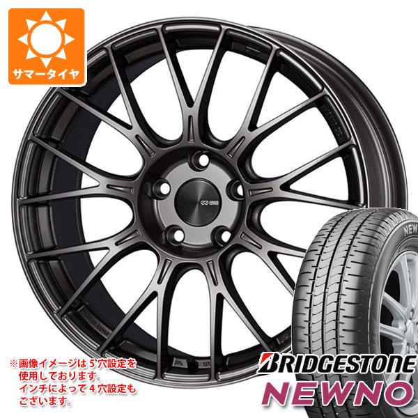 最安値通販225/55R18 18インチ ENKEI エンケイ PF01 7J 7.00-18 DUNLOP