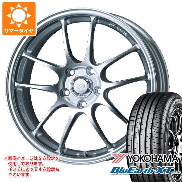 サマータイヤ 215/55R18 99V XL ヨコハマ ブルーアースXT AE61 エンケイ パフォーマンスライン PF01 7.5 18 :parf01 34389:タイヤ1番