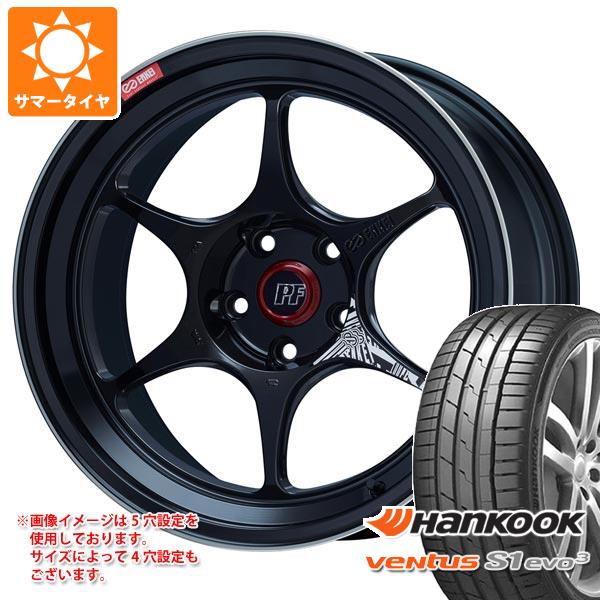 2024年製 サマータイヤ 215/45R18 93Y XL ハンコック ベンタス S1 エボ3 K127 エンケイ パフォーマンスライン PF06 7.5 18 :pf06 39962:タイヤ1番