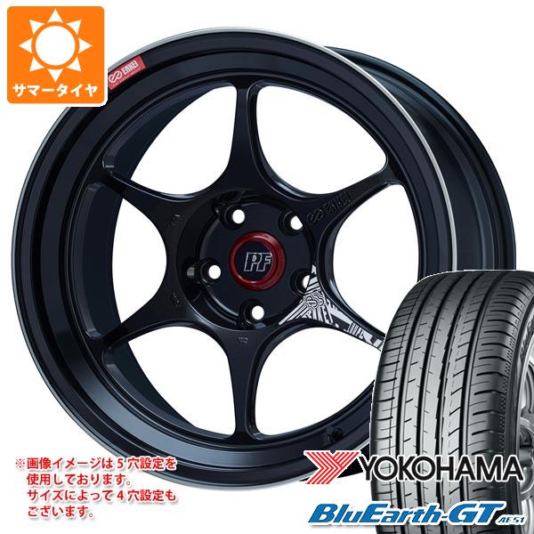 サマータイヤ 235/45R18 94W ヨコハマ ブルーアースGT AE51 エンケイ パフォーマンスライン PF06 8.0 18 :pf06 31273:タイヤ1番