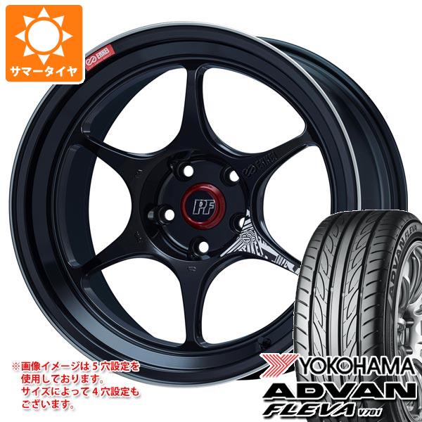 サマータイヤ 225/50R18 99W XL ヨコハマ アドバン フレバ V701 エンケイ パフォーマンスライン PF06 7.5 18 :pf06 30390:タイヤ1番