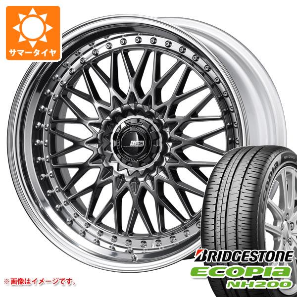 サマータイヤ 215/45R18 93W XL ブリヂストン エコピア NH200 SSR プロフェッサー メッシュ アンダー 7.5-18