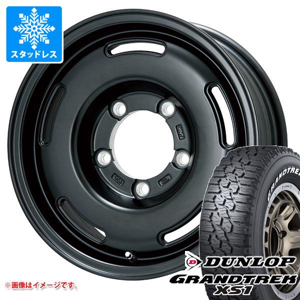 5本セット ジムニー用 スタッドレス ダンロップ グラントレック XS1 185/85R16 105/103L LT ホワイトレター プレミックス プディン