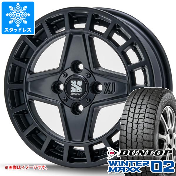 2 DUNLOP WM02 145/80R12 8分目 スタッドレス WINTER MAXX 02 スタッドレスタイヤ ダンロップ ウインターマックス02