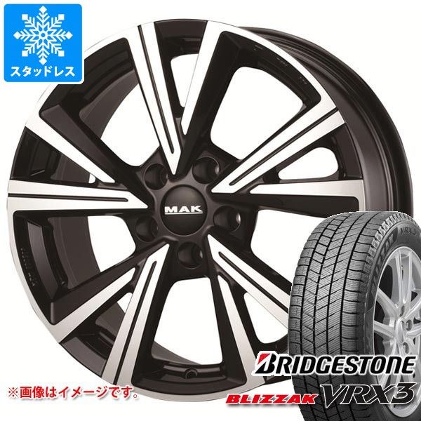 VW ポロ 6R系用 スタッドレス ブリヂストン ブリザック VRX3 195/50R16 88Q XL MAK クバーズ