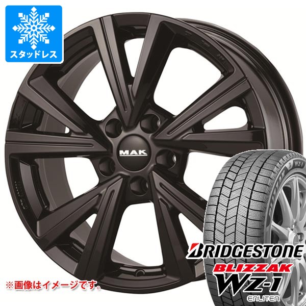 VW ポロ AWC系用 スタッドレス ブリヂストン ブリザック WZ-1 195/55R16 91Q XL 2025年10月発売サイズ MAK クバーズ