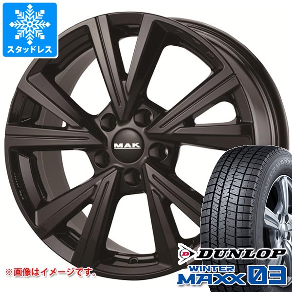 VW ザビートル用 スタッドレス ダンロップ ウインターマックス03 WM03 215/60R16 95Q MAK クバーズ
