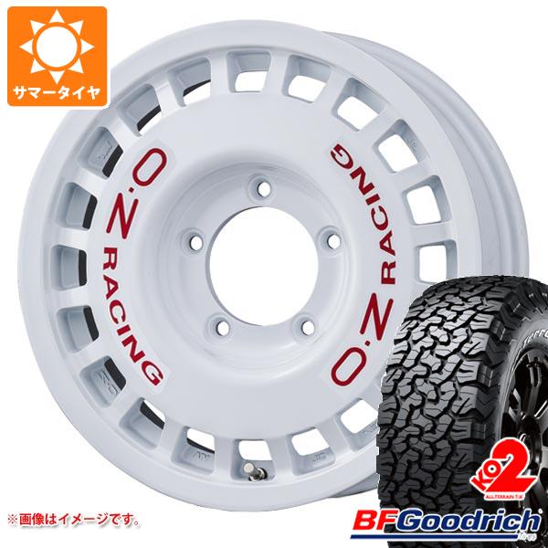 ジムニー JB64W用 サマータイヤ BFグッドリッチ オールテレーンT/A KO2 LT215/70R16 100/97R ホワイトレター OZ ラリーレーシング 4x4 5.5 16 :rallyr4j 21564 s86768zk:タイヤ1番