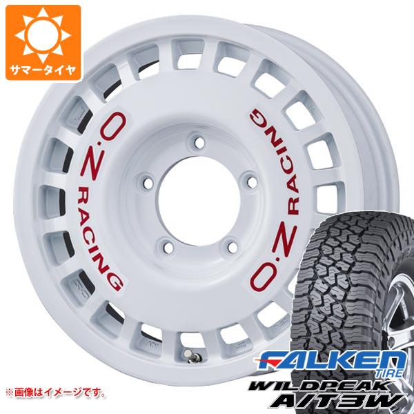 5本セット スズキ ジムニーシエラ JB74W用 サマータイヤ ファルケン ワイルドピーク A/T3W 235/70R16 109T XL OZ ラリーレーシング 4x4 6.0-16