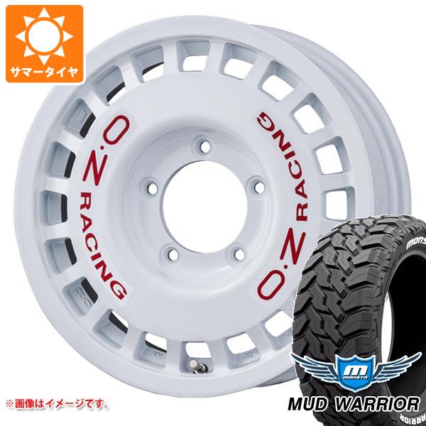 5本セット ジムニーシエラ JB74W用 サマータイヤ モンスタ マッドウォーリアー LT215/70R16 107/105Q ホワイトレター OZ ラリーレーシング 4x4 6.0 16 :rallyr4s 34780 s86770zk 5:タイヤ1番