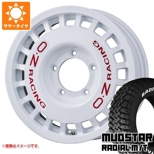 5本セット ジムニー JB64W用 サマータイヤ マッドスター ラジアル M/T 215/70R16 100T ホワイトレター OZ ラリーレーシング 4x4 5.5 16 :rallyr4j 34822 s86768zk 5:タイヤ1番