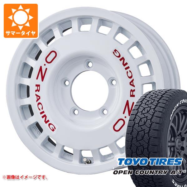 5本セット ジムニー用 サマータイヤ トーヨー オープンカントリー A/T3 175/80R16 91S ホワイトレター OZ ラリーレーシング 4x4 5.5 16 :rallyr4j 41272 s86740zk 5:タイヤ1番