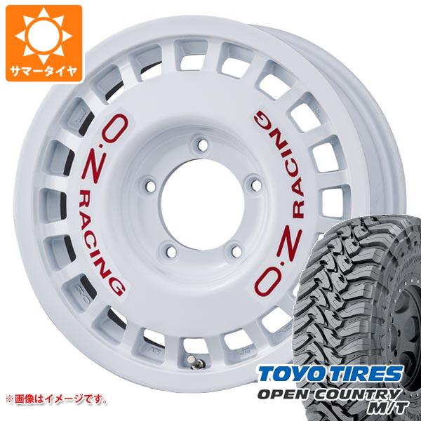 5本セット ジムニー JB64W用 サマータイヤ トーヨー オープンカントリー M/T LT225/75R16 103/100Q ホワイトレター OZ ラリーレーシング 4x4 5.5 16 :rallyr4j 34450 s861004zk 5:タイヤ1番