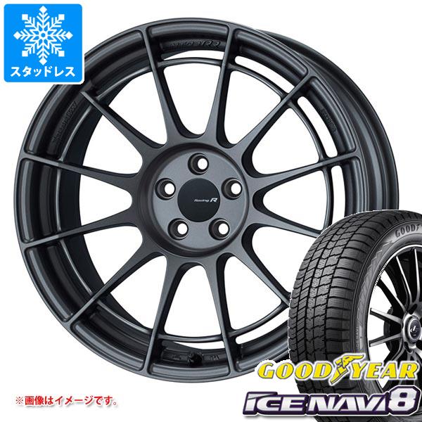 シビック タイプR FK8用 スタッドレス グッドイヤー アイスナビ8 245/40R18 93Q エンケイ レーシング レボリューション NT03RR