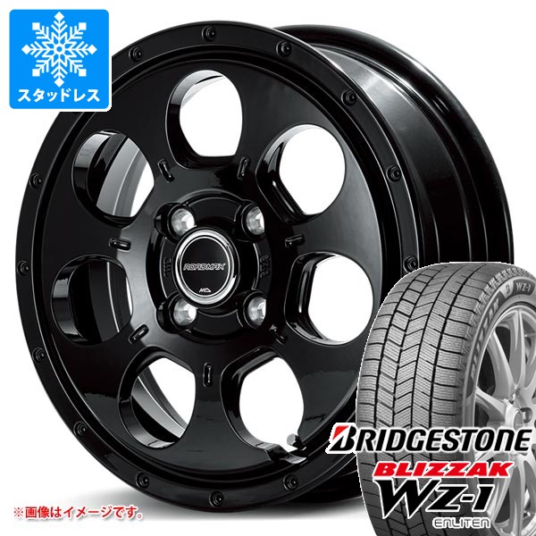 スズキ ハスラー用 スタッドレス ブリヂストン ブリザック WZ-1 165/65R14 79Q ロードマックス マッドエージェント
