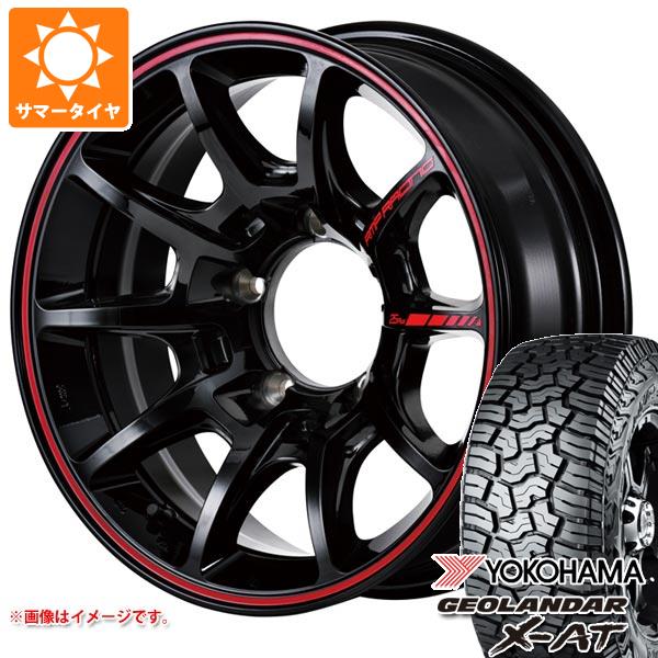 5本セット ジムニー JB64W用 2026年製 サマータイヤ ヨコハマ ジオランダー X-AT G016 LT215/70R16 100/97Q ブラックレター MID レーシング R25 プラス 5.5-16