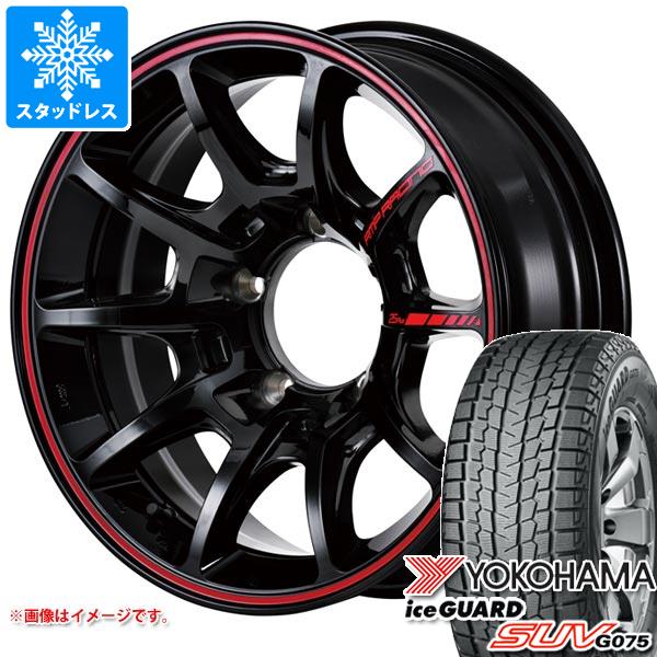 5本セット スズキ ジムニー用 スタッドレス ヨコハマ アイスガード SUV G075 175/80R16 91Q MID レーシング R25 プラス