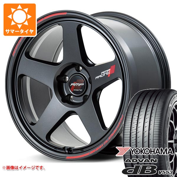 ホンダ シビック タイプR FL5用 サマータイヤ ヨコハマ アドバン デシベル V553 265/35R18 97W XL MID レーシング TR50 8.5-18