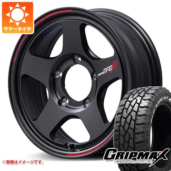 ジムニー JB64W用 サマータイヤ グリップマックス マッドレイジ R/T MAX LT215/70R16 100/97R ホワイトレター RMP レーシング TR50 5.5 16 :rmptr50j 36503 s86768zk:タイヤ1番