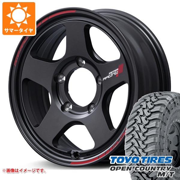 5本セット ジムニー JB64W用 サマータイヤ トーヨー オープンカントリー M/T LT225/75R16 103/100Q ホワイトレター MID レーシング TR50 5.5-16