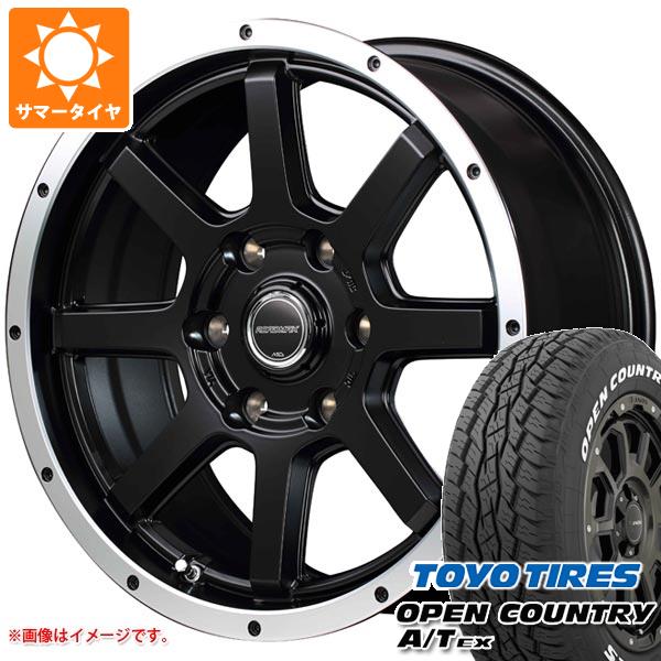 アウトランダー GF/GG系用 2024年製 サマータイヤ トーヨー オープンカントリー A/T EX 215/70R16 100H アウトサイドホワイトレター ロードマックス WF 8 7.0 16 :rmwf85 36841 m83974tb:タイヤ1番