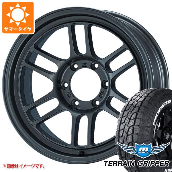 5本セット FJクルーザー 10系用 サマータイヤ モンスタ テレーングリッパー LT285/70R17 121/118R ホワイトレター エンケイ オールロード RPT1 8.5-17