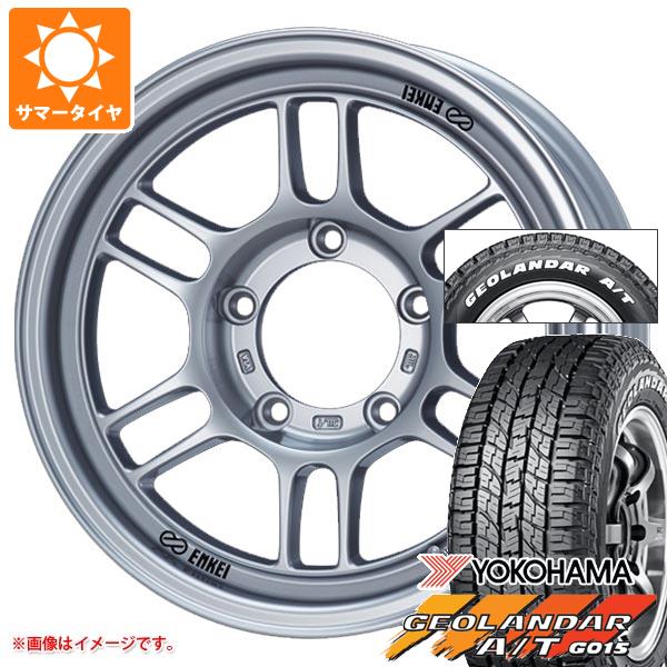 5本セット ジムニーシエラ JB74W用 サマータイヤ ヨコハマ ジオランダー A/T G015 185/85R16 105/103N LT ホワイトレター エンケイ オールロード RPT1 5.5 16 :rpt1jc 38494 s86769zk 5:タイヤ1番