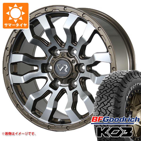 2026年製 サマータイヤ 265/70R17 118/115S BFグッドリッチ オールテレーンT/A KO3 ホワイトレター ヴァブロ RR-01 8.0-17