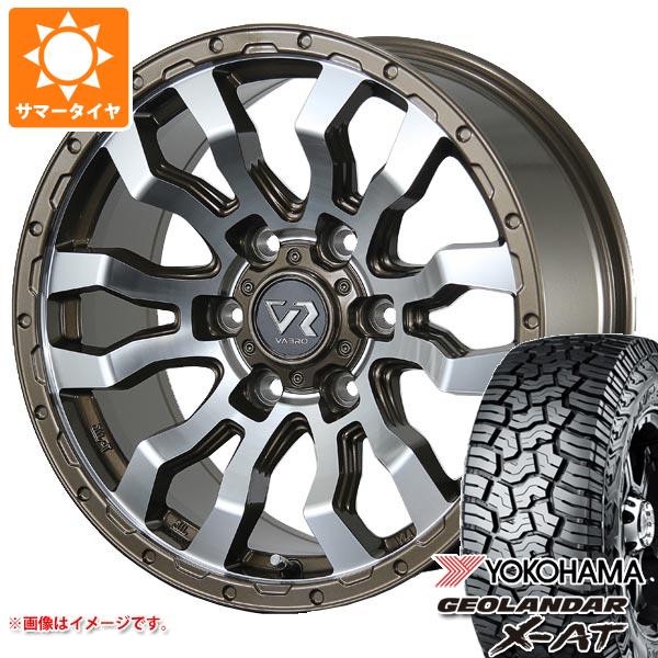 ハイラックス 120系用 サマータイヤ ヨコハマ ジオランダー X AT G016 265/65R17 116T XL ブラックレター ヴァブロ RR 01 8.0 17 :rr01br6 40730 t80994yt:タイヤ1番