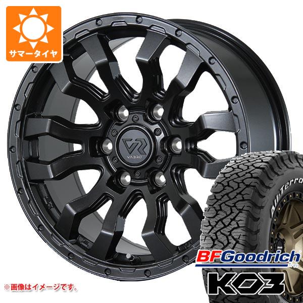 5本セット FJクルーザー 10系用 2026年製 サマータイヤ BFグッドリッチ オールテレーンT/A KO3 LT265/70R17 118/115S ホワイトレター ヴァブロ RR-01 8.0-17