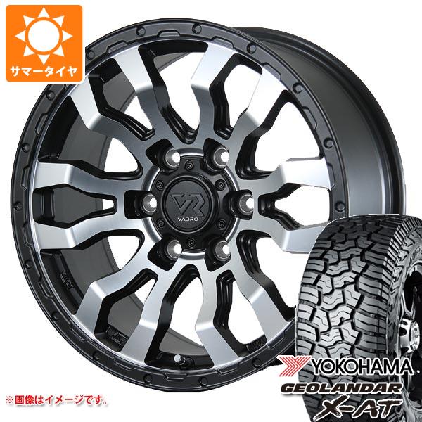 ハイラックス 120系用 サマータイヤ ヨコハマ ジオランダー X AT G016 265/65R17 116T XL ブラックレター ヴァブロ RR 01 8.0 17 :rr01mc6 40730 t80994yt:タイヤ1番