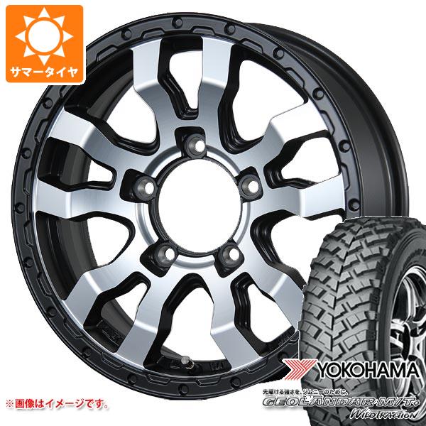 5本セット ジムニー用 サマータイヤ ヨコハマ ジオランダー M/T+ G001J 195R16C 104/102Q ヴァブロ RR 01 5.5 16 :rr01mcj 14208 s861002zk 5:タイヤ1番