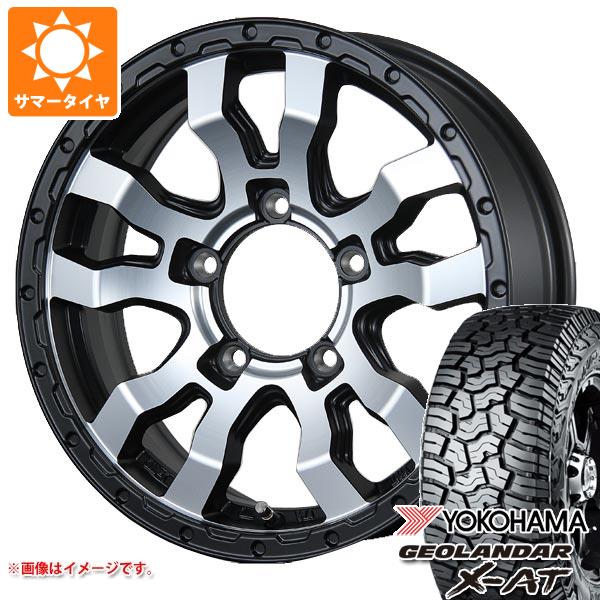 5本セット ジムニーシエラ JB74W用 サマータイヤ ヨコハマ ジオランダー X AT G016 LT235/70R16 104/101Q ブラックレター ヴァブロ RR 01 5.5 16 :rr01mcs 35220 s861007zk 5:タイヤ1番