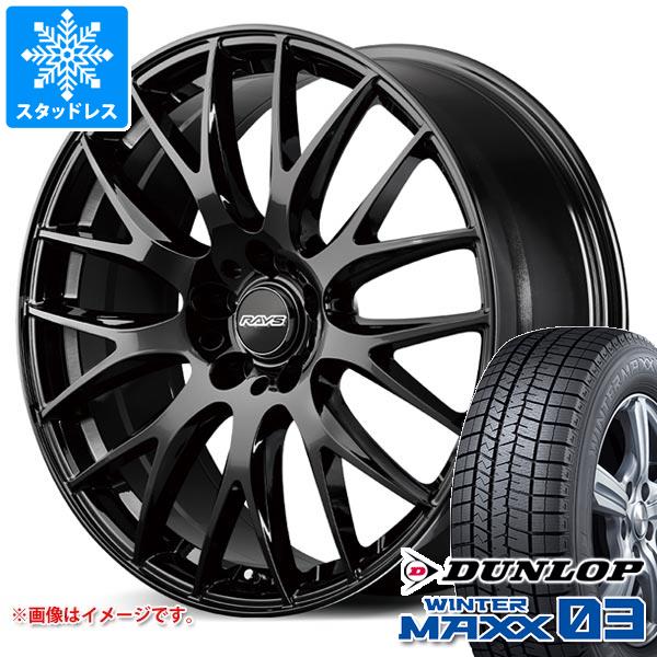 40系アルファード用 スタッドレス ダンロップ ウインターマックス03 WM03 225/60R18 100Q レイズ RS 2x9Plus