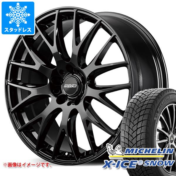 40系アルファード用 スタッドレス ミシュラン エックスアイススノー 225/60R18 100H レイズ RS 2x9Plus