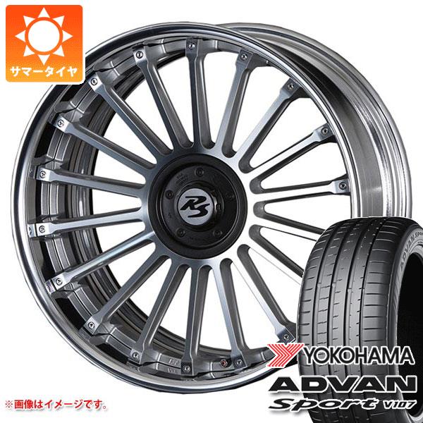 40系アルファード用 サマータイヤ ヨコハマ アドバンスポーツV107 245/45R20 103Y XL V107A クリムソン RS CV フィン 8.0 20 :rscvfiav 39586 t801085yt:タイヤ1番