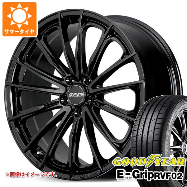 RAYS - レクサス LBX MAYH10系用 朱夏タイア グッドイヤー エフィシエントグリップ RVF02 225/55R18 102V XL レイズ RS ヴォウジェ SE 7.0-18 夏タイヤ、ホイールセット-タイヤ、ホイール