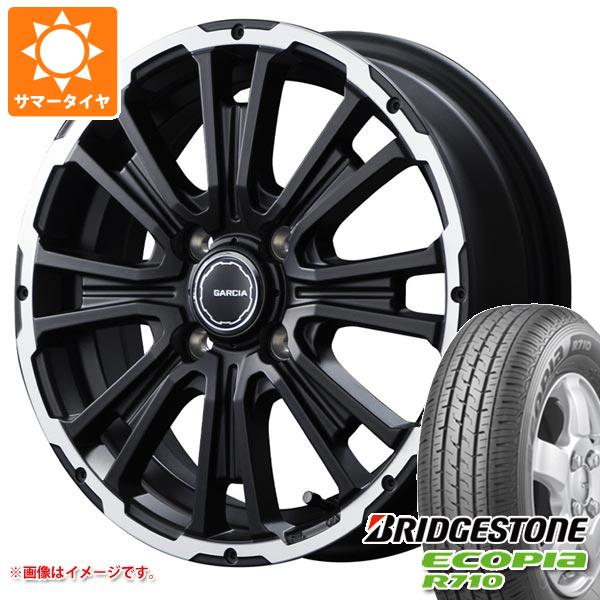 キャリイ DA16T用 サマータイヤ ブリヂストン エコピア R710 145/80R12 86/84N (145R12 8PR相当) SS リボルバーKC 4.0 12 :rvkcrp 28452 s861040zk:タイヤ1番