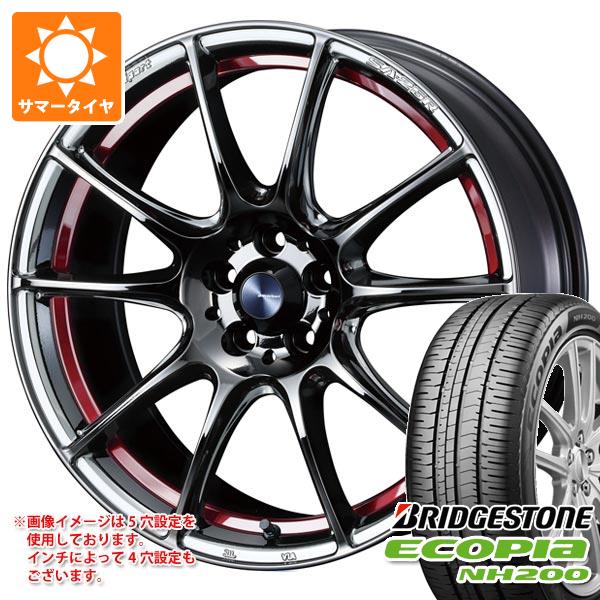 サマータイヤ 215/45R18 93W XL ブリヂストン エコピア NH200 ウェッズスポーツ SA 25R 7.5 18 :sa25rr 38110:タイヤ1番