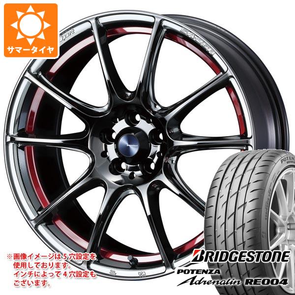 サマータイヤ 225/40R18 92W XL ブリヂストン ポテンザ アドレナリン RE004 ウェッズスポーツ SA 25R 7.5 18 :sa25rr 34118:タイヤ1番