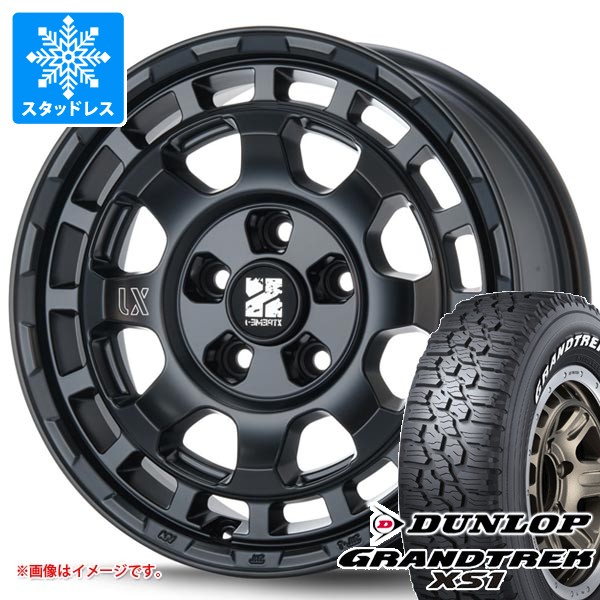 スタッドレスタイヤ ダンロップ グラントレック XS1 LT215/70R16 100/97N ホワイトレター MLJ エクストリームJ サバンザ 7.0-16
