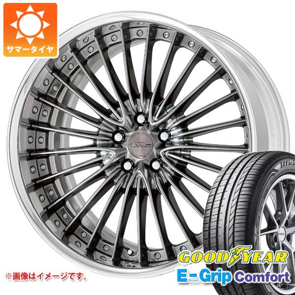 WORK - 朱夏タイア 245/45R19 102W XL グッドイヤー エフィシエントグリップコンフォート 細工物 シュヴァート グラソン 8.5-19 夏タイヤ、ホイールセット-車、バイク、自転車