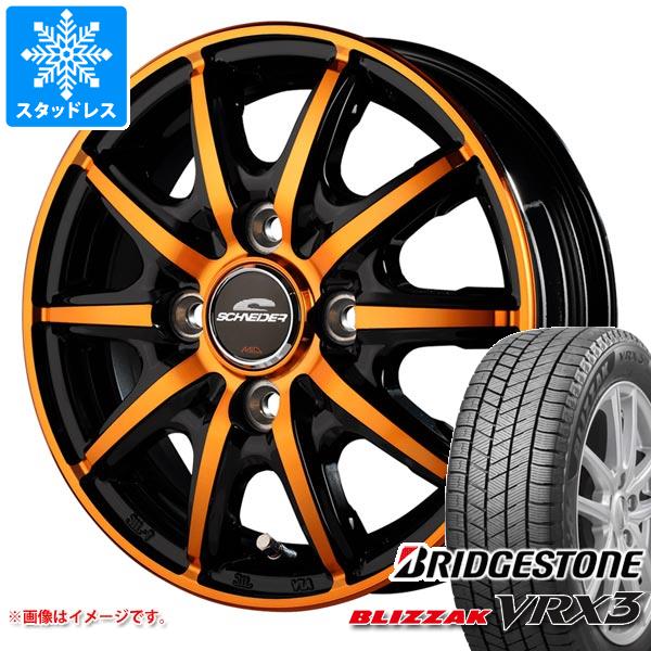 スタッドレスタイヤ ブリヂストン ブリザック VRX3 165/55R14 72Q MID ホイールズ RX10-K 4.5-14