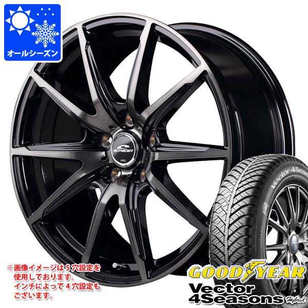 オールシーズン 205/55R16 91H グッドイヤー ベクター 4シーズンズ ハイブリッド シュナイダー DR 02 6.5 16 :schdr2bb 23005:タイヤ1番