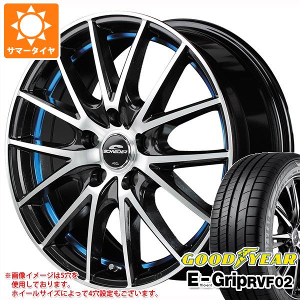 サマータイヤ 165/55R15 75V グッドイヤー エフィシエントグリップ RVF02 シュナイダー RX27 4.5 15 :schrx27b 36635:タイヤ1番