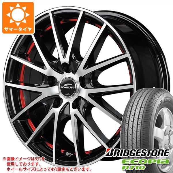 サマータイヤ 145/80R12 80/78N ブリヂストン エコピア R710 (145R12 6PR相当) シュナイダー RX27 4.0 12 :schrx27r 28451:タイヤ1番