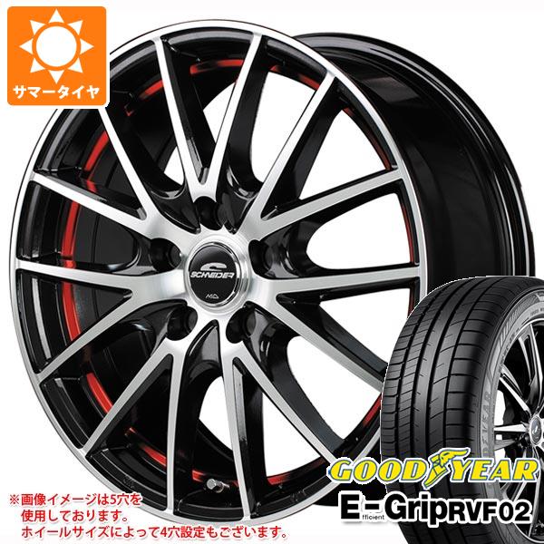 サマータイヤ 165/55R15 75V グッドイヤー エフィシエントグリップ RVF02 シュナイダー RX27 4.5 15 :schrx27r 36635:タイヤ1番